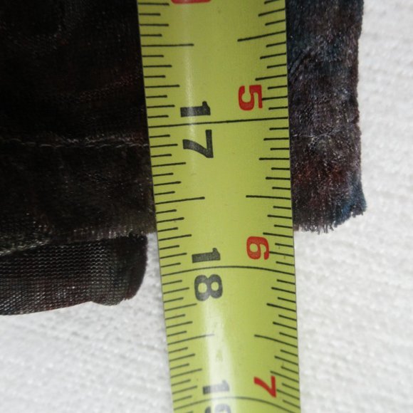 Bryn Walker Velvet Burnout Top Size M 3/4 Sleeve - Picture 9 of 10